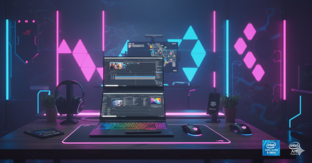 ASUS Zenbook DUO dual-screen 2025 laptop with Intel Core Ultra 9 and Intel Arc graphics