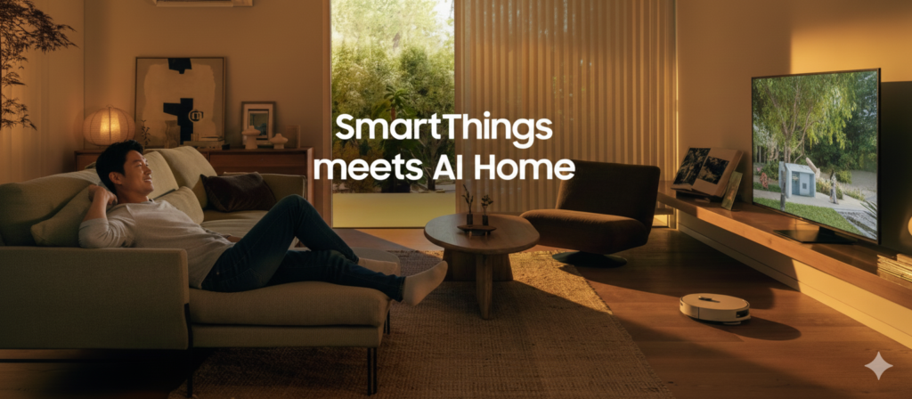 "Samsung Galaxy ecosystem products for health tracking: Silver Galaxy Z Fold, green Galaxy Watch, Galaxy Buds, and a black Galaxy Ring displayed with activity data screens, featuring the Samsung Health logo. Image is a 16:9 ratio."